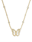 Kendra Scott Cailey Butterfly Short Pendant Necklace (various)