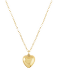 E Newton 16" Necklace Gold Love Plush Gold Charm