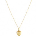 E Newton 16" Necklace Gold Love Plush Gold Charm