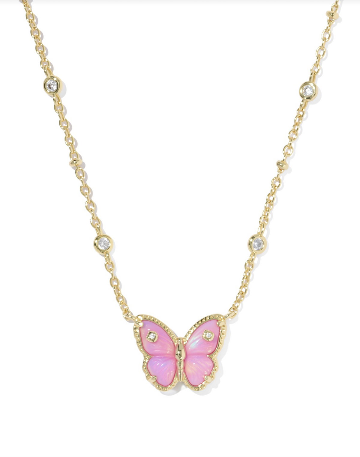 Kendra Scott Cailey Butterfly Gold Short Pendant Necklace (various)