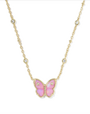 Kendra Scott Cailey Butterfly Gold Short Pendant Necklace (various)