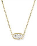 Kendra Scott Elisa Luxe Gold Short Pendant Necklace (various)