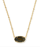 Kendra Scott Tiger Striped Elisa Necklace (various colors)