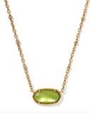 Kendra Scott Tiger Striped Elisa Necklace (various colors)