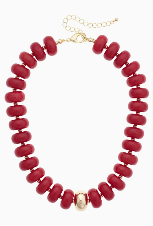 San Sebastian Beaded Resin Necklace Various