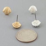 Classic Seashell Stud Earrings
