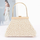 Chic Pearl Embellished Clutch