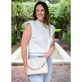 Caroline Hill Ariana Crossbody Pearl DQ