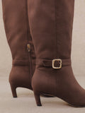 Diva Delicate Buckle Boot Chocolate