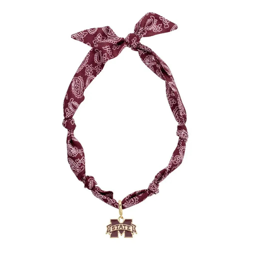 SEC Scarf Charm Necklace (Various Schools)