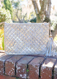 Caroline Hill Madelyn Clutch Champagne