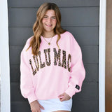 Lulu Mac Sweatshirt Pink Leopard