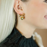 Taylor Shaye Andrea Bow Drops Earrings