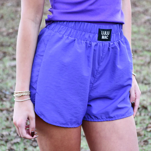 Lulu Mac Solid Short Purple