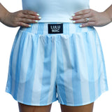 Lulu Mac Stripe Darby Boxer light blue