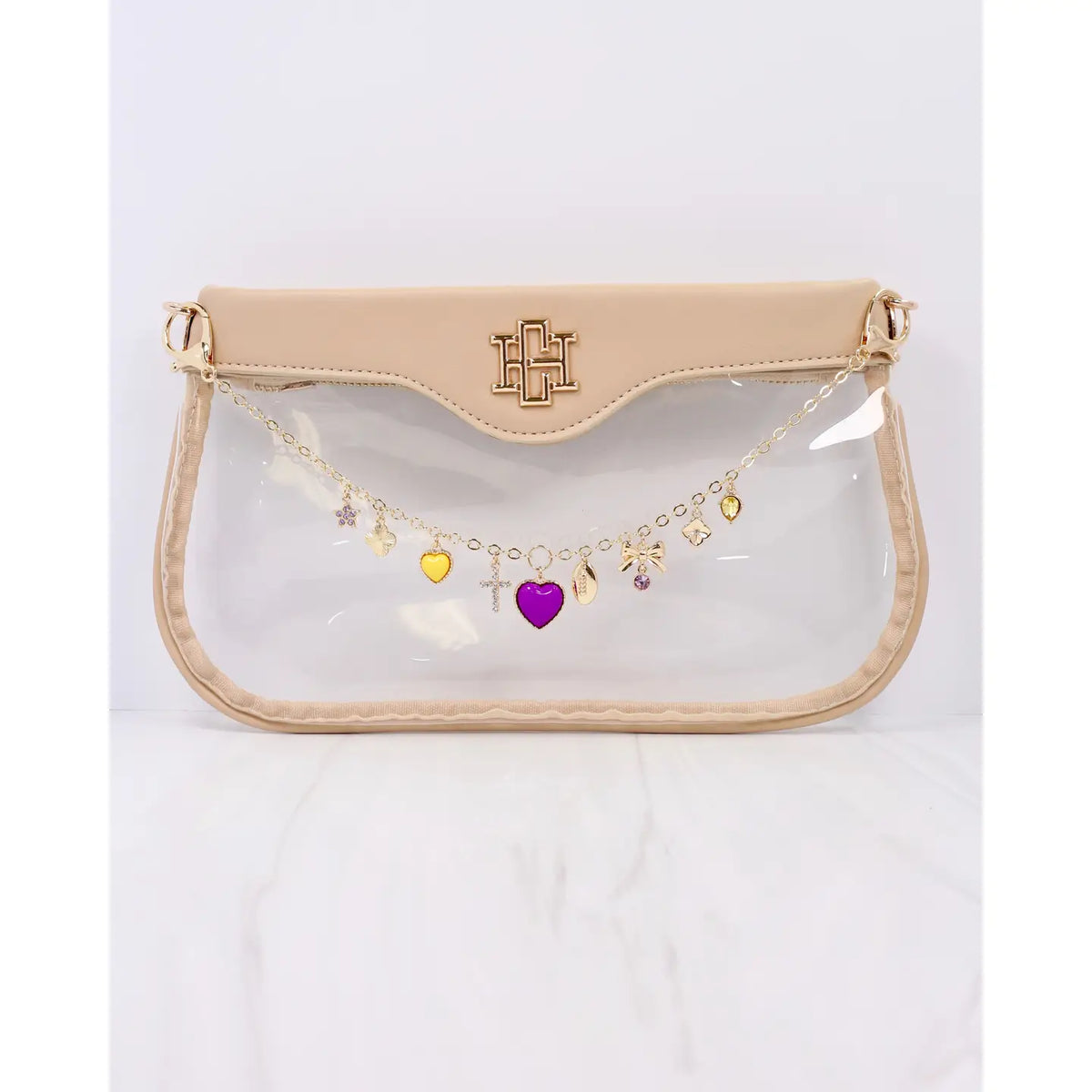 Avery Bag Chain Purple Gold