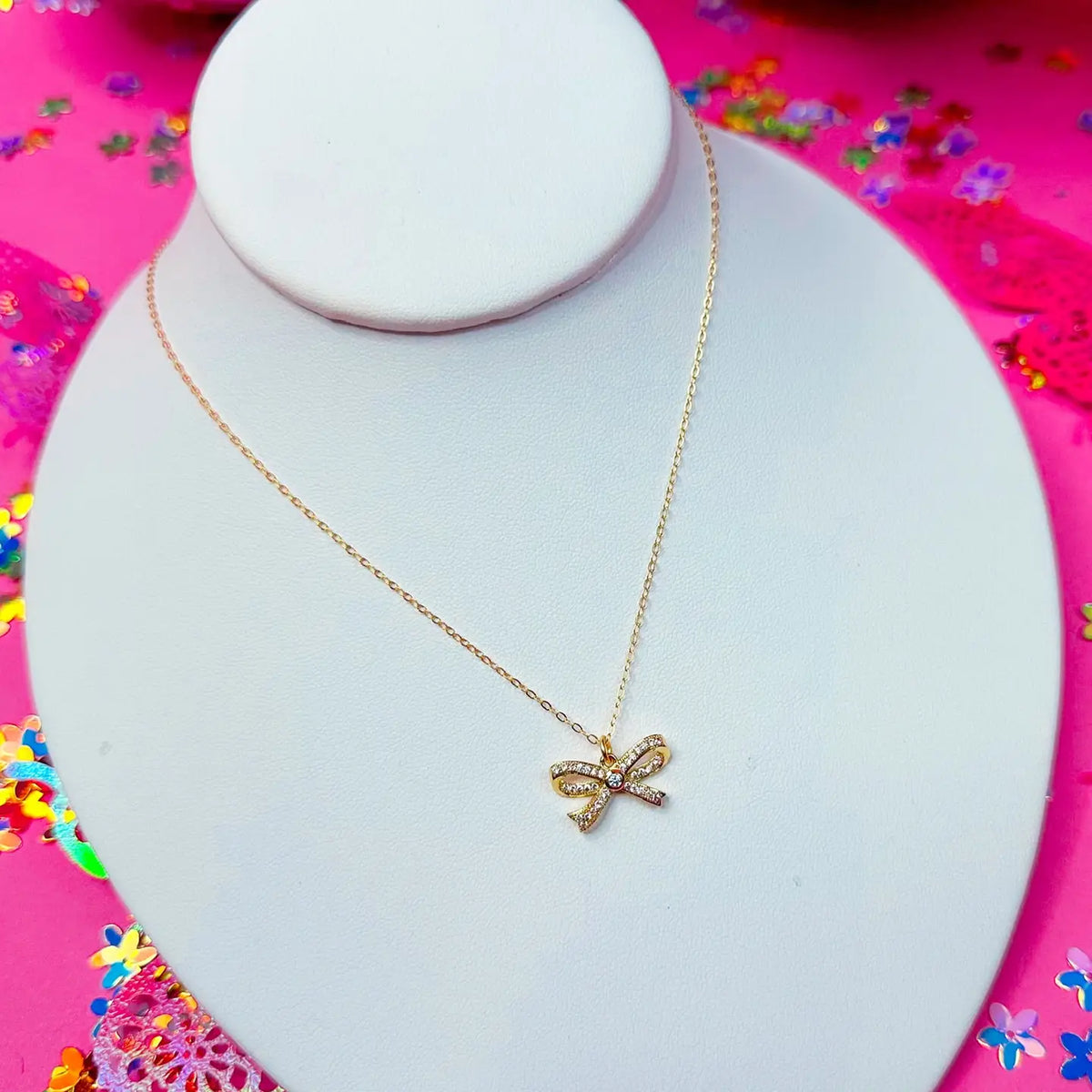 Taylor Shaye Sienna Bow Necklace