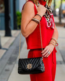 Brandy Crossbody Glimmer Black