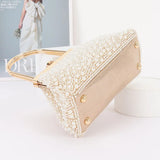Chic Pearl Embellished Clutch