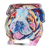 MK Decker “Happy Bulldog” Acrylic Shelfie (2 sizes)