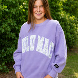 Lulu Mac Sweatshirt Lavender White Camo