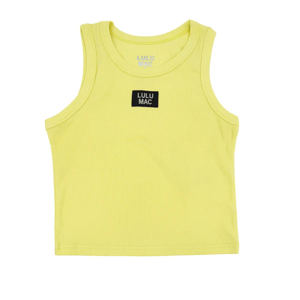 Lulu Mac Solid Tank Neon Yellow