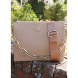 Caroline Hill Ariana Crossbody Tan