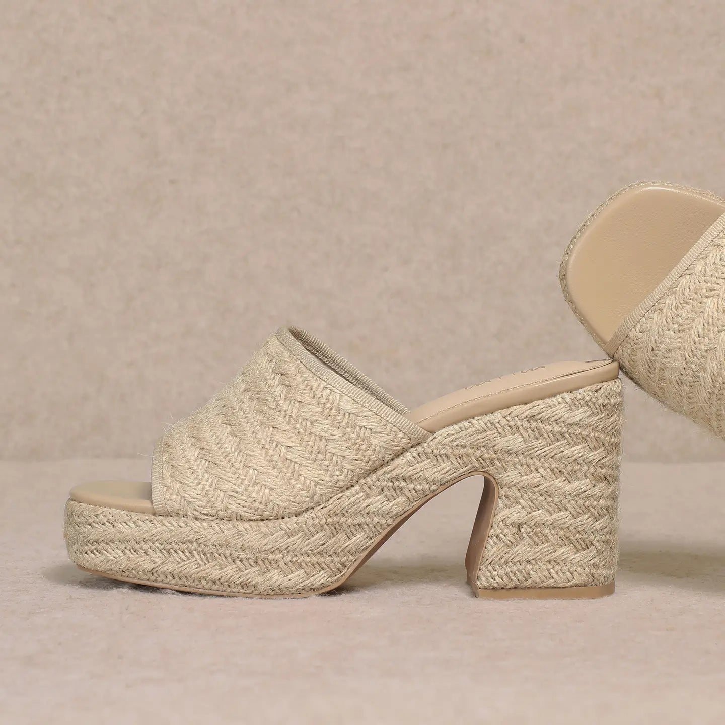 Amelia Platform Slide Sandal