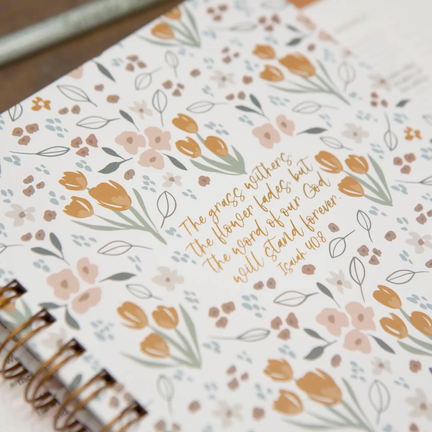 Floral Soap Bible Journal
