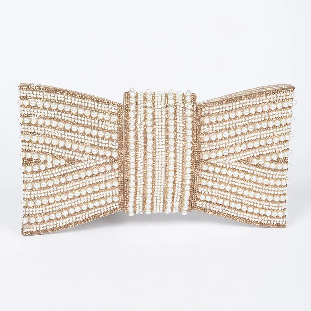 Bow Pearl Clutch