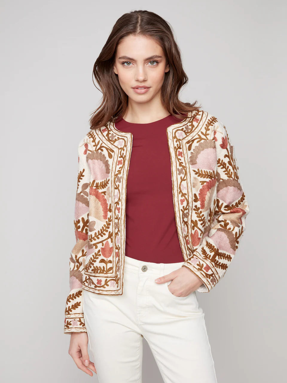 Charlie B Embroidered Jacket