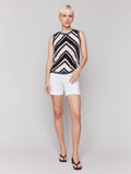 Charlie B Crochet Top Pepper