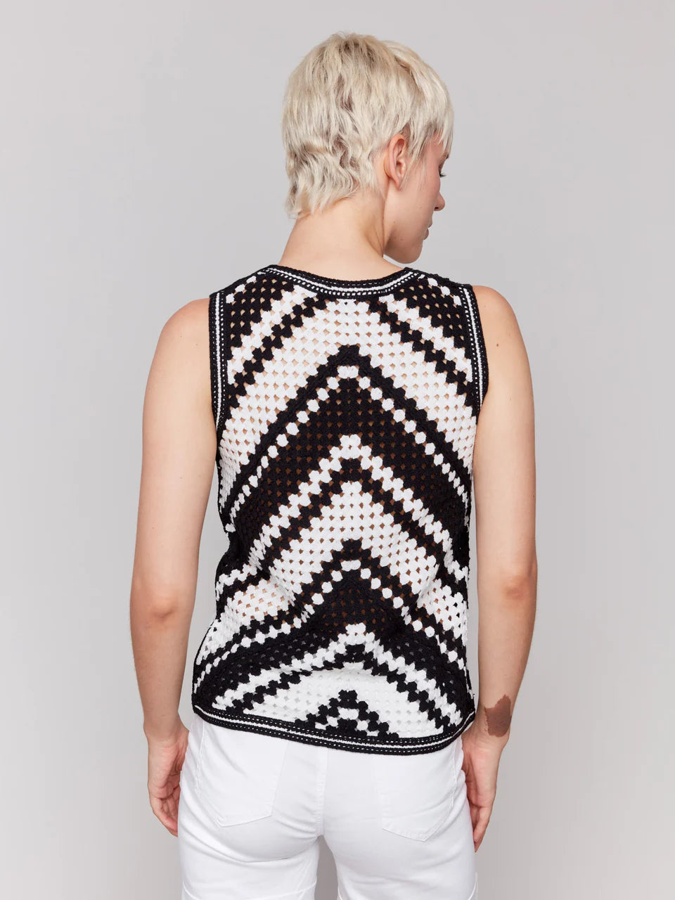 Charlie B Crochet Top Pepper