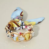 Ring Fabric Scarf Adjustable Bracelet