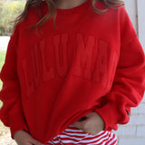 Lulu Mac Mono Sweatshirt Red