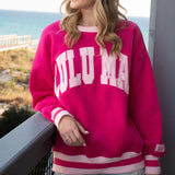Lulu Mac Social Society Hot Pink/Light Pink Stitch