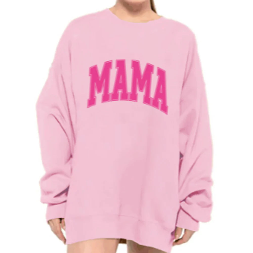 Lulu Mac Lightweight Sweatshirt MAMA Pink