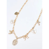 Mante Charm Necklace Gold