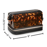 Miami Clearly Tortoise Hannah Travel Organizer
