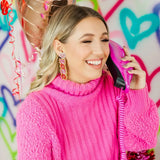 Taylor Shaye XO Beaded Drops Earrings