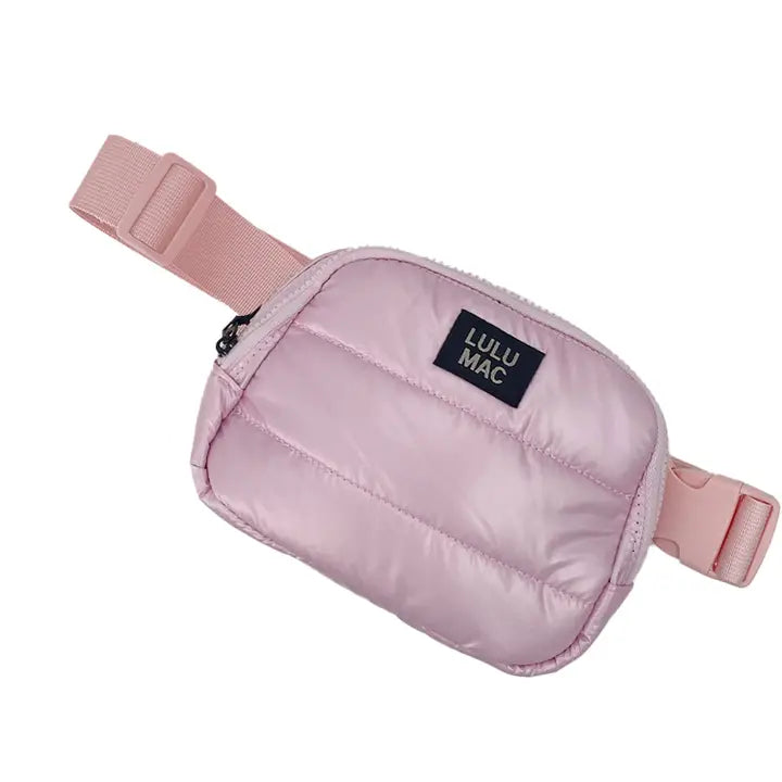 Lulu Mac Puffer Belt Bag Pink