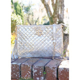 Caroline Hill Madelyn Clutch Champagne