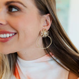 Taylor Shaye Opal Sunburst Hoops
