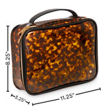 Miami Clearly Tortoise Claire Jumbo Makeup Case