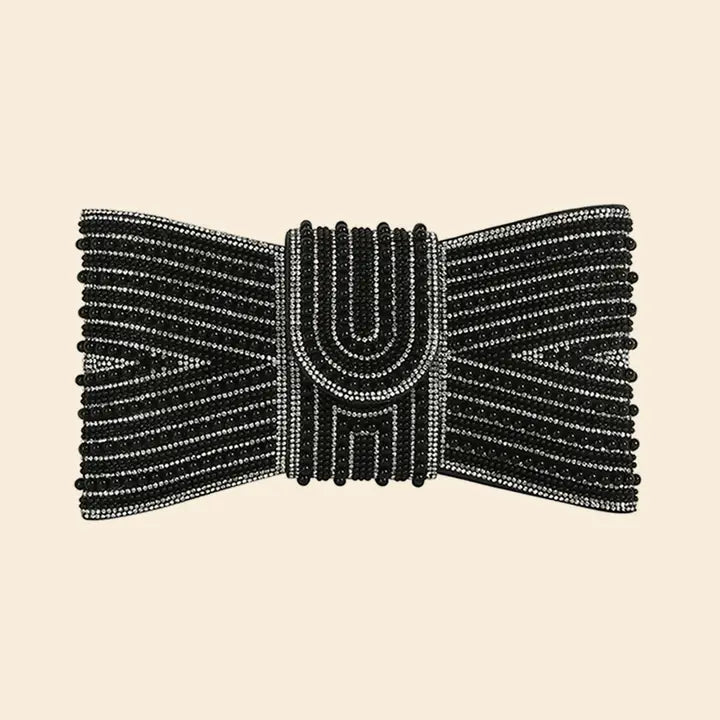 Black Bow Clutch
