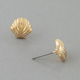 Classic Seashell Stud Earrings