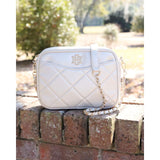 Caroline Hill Fiona Crossbody Pearl Quilted LD