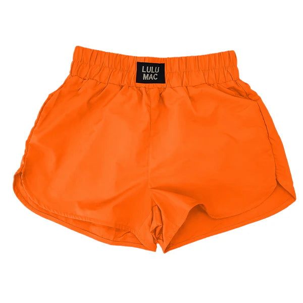 Lulu Mac Solid Shorts Orange