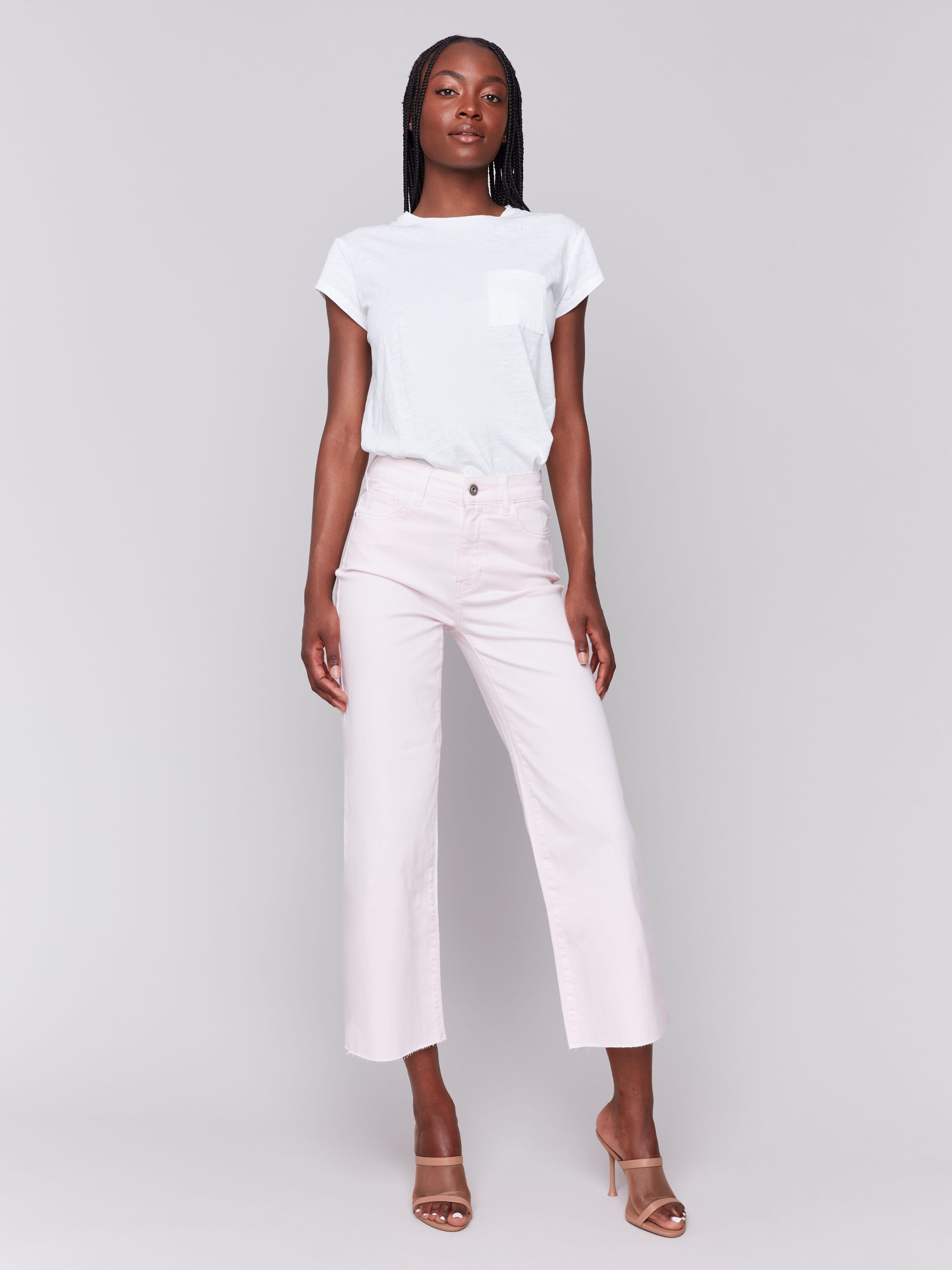 Charlie B Wide Leg Pant Petal