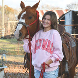 Lulu Mac Pink Sweatshirt LULU MAC Red Gingham